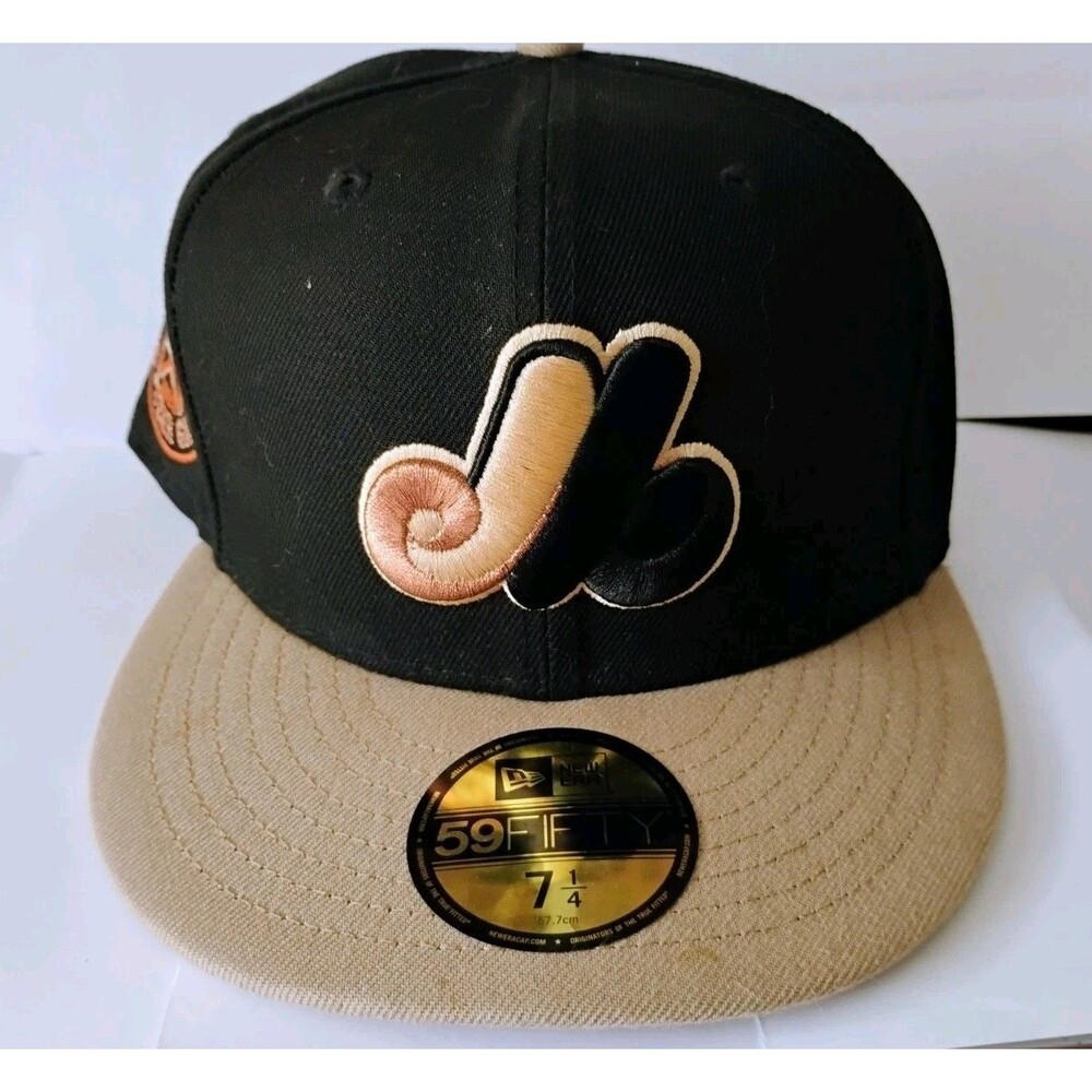 New Era Montreal Expos 59Fifty Fitted Hat 7 1/4 Rust Belt 2.0 Rust UV ASG Patch